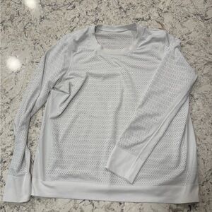 Lululemon White Long sleeve